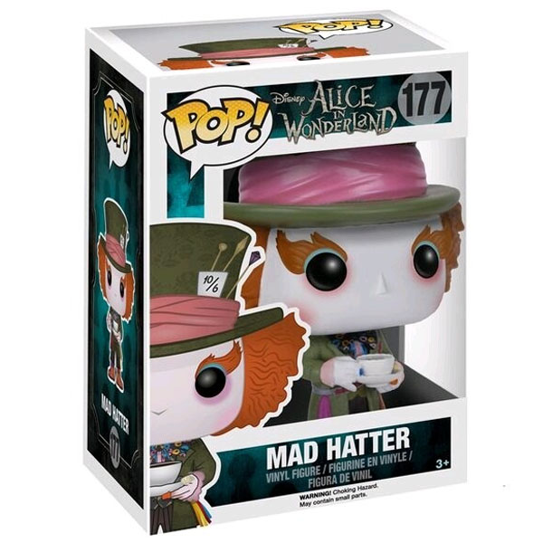 Funko POP #177 Disney Alice in Wonderland Movie Mad Hatter Figure